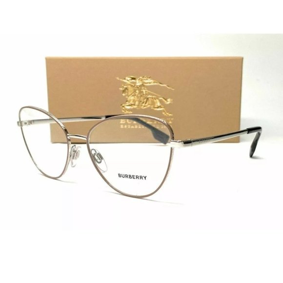 Burberry Women's Silver Cat Eye Eyeglasses! - Picture 1 of 3